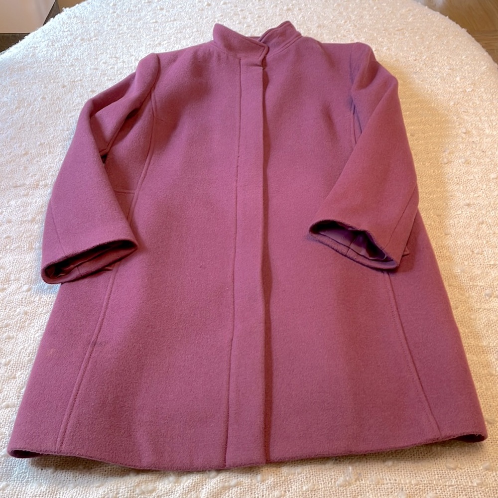 Talbots Woman’s knee length wool coat.